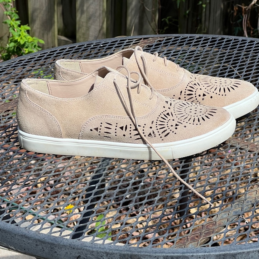 Naughty Monkey Kaleidoscope Suede Sneakers size 10 - Picture 4 of 10